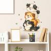 Cartoon Cute Jenga Dog Children's Bedroom and Living Room Decoration and Beautification Wall Stickers for Export Wholesale