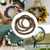 35cm Christmas Rattan Wreath Branches Christmas Natural Wreath DIY Artificial Flowers Garland for Door/Tree Hanging Decorations