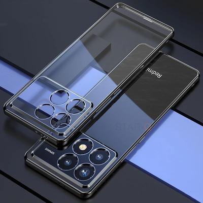 X6pro M6pro Прозрачный чехол с покрытием для Xiaomi Mi Poco M6 X6 Pro 5g 4g F6 Силиконовый прозрачный бампер Задняя крышка Poko M X 6