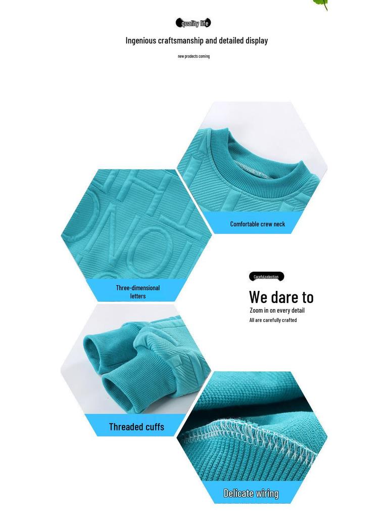 Костюм-двойка свитер для мальчиков и девочек Осень 2025 - Модный повседневный наряд для детей