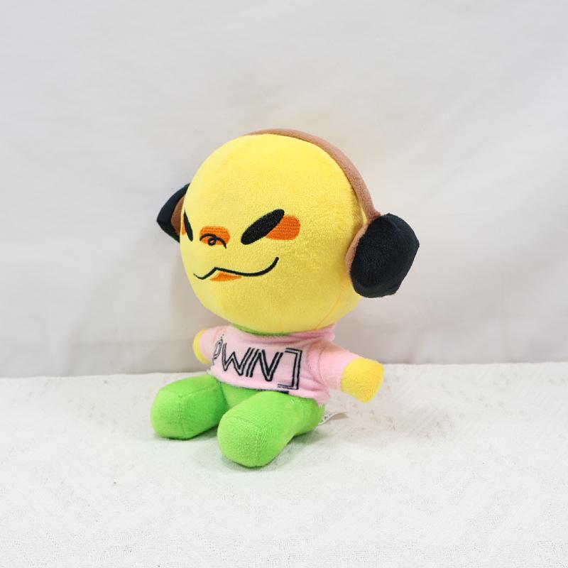 Cute Andrew Plush Roblox Game Character Soft Plush Toy 19cm Kawaii PWN Print Stuffed Doll for Children Fans Collectible Gift