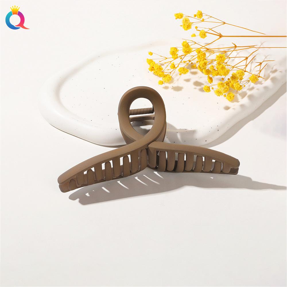 Заколка для волос Frosted Hair Clip Simple Large Clip Cross Hair Clip Coiffit Shark Clip