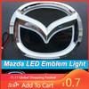 2025 Hot Car Front Hood Decal Light Rear Trunk Emblem Badge Sticker Exterior for Mazda 2 Mazda 3 Mazda 6 CX7 CX5 MX5 323 Accesso