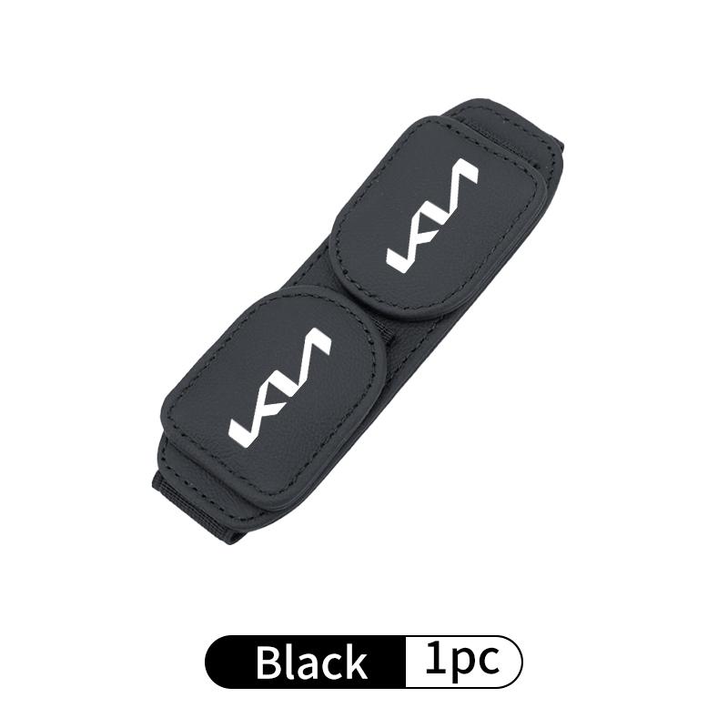 For KIA Car Sun Visor Eyeglass Holder Card Clip Storage Accessories K5 K2 Optima Soul Spectra Niro Cadenza Sephia Carens wspy00