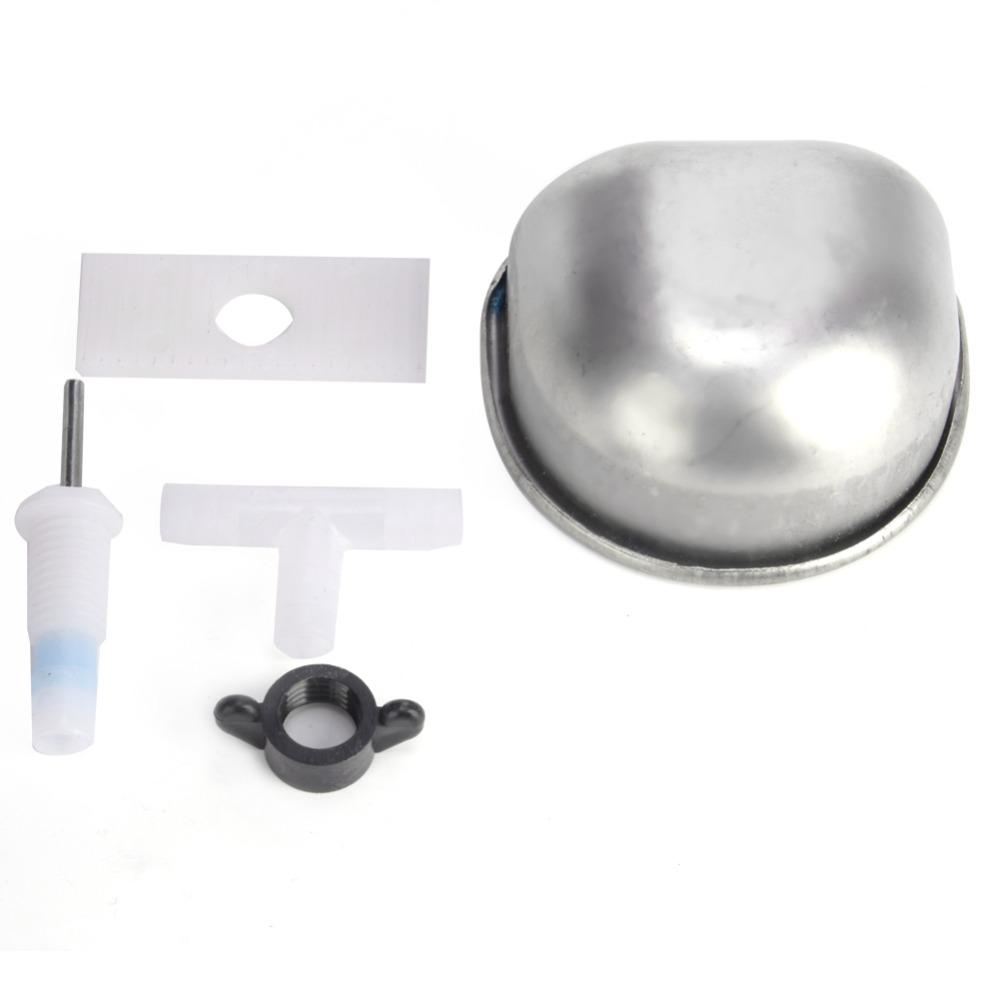 Plastic Pet Drinking Bowl Silver Pet Waterer Accessories Pet Water Bowl  Small Animal Housing