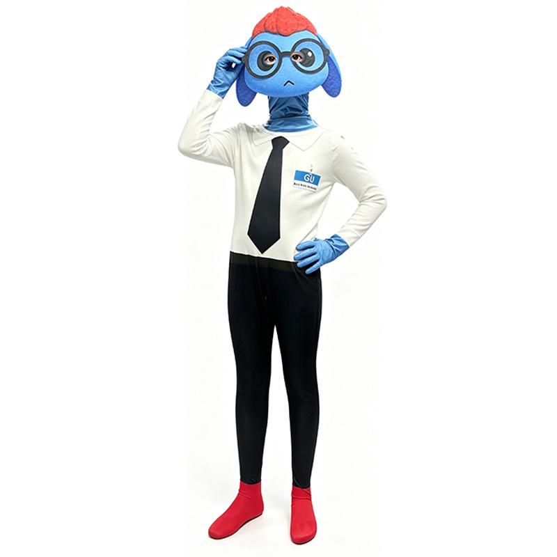 Same as the animal hospital game cos Clothing Deer Antler Doctor Suit Cat Full Set zentai One-piece bodysuit