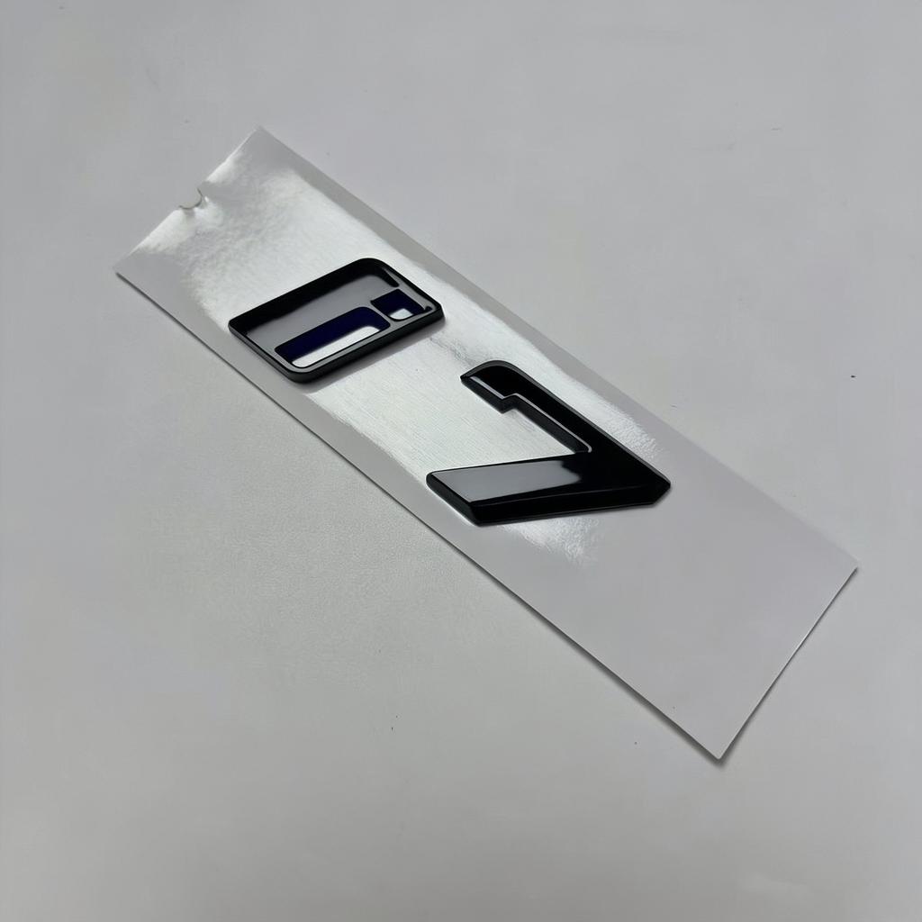 Rear Badge Emblem Letter Sticker For BMW iX3 i4 i7 M50 M60 M70L Car Rear Trunk Logo Decal Auto Exterior Styling Accessories X3 I