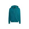 Adidas Neo Logo Print Hooded Jacket Unisex Outerwear Blue HN4736