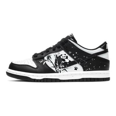 Кроссовки Dunk Скользкие, Износостойкие, Легкие, Низкие, Для скейтбординга, Унисекс, Черно-белые, DD1391-100(Команда502-)