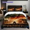 Hobbit Poster Set Threepiece Set 1 Duvet Cover 2 Pillowcase Without Core Bedding Set Christmas Birthday Gift Duvet Cover And Pillowcase