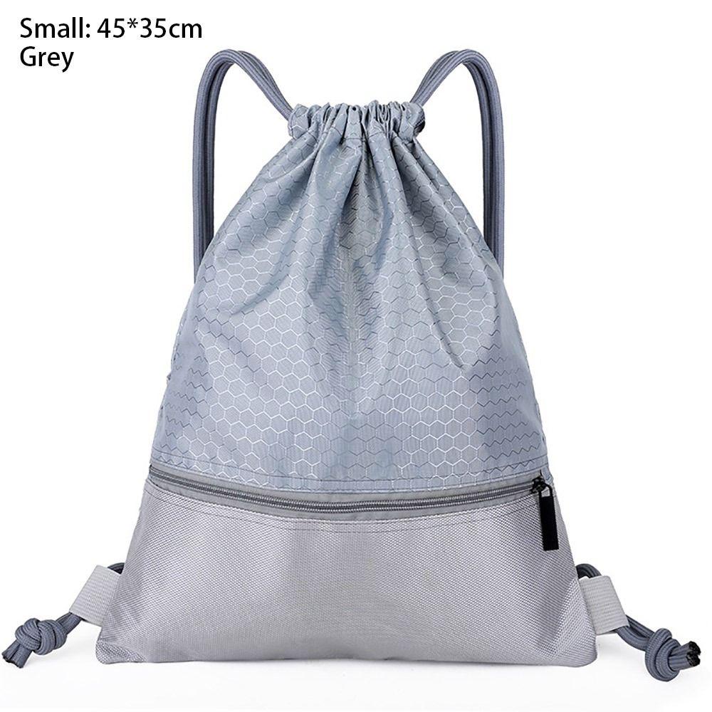 1Pcs Basketball Helmet Storage Sports Drawstring Pocket Outdoor Zipper Bag Simple Fitness Backpack