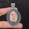 Copper Pink Opal Pendant Vintage Pendant Gemstone Jewelry 925 Sterling Silver Pendant Ethnic Jewelry Handmade Brand New Pendant Gift For Her