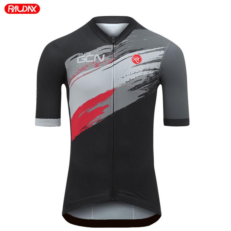 Raudax GCN Tem Men's Mountain Bike Cycling Bib Shorts Suit Summer Complete Racing Bicycle Clothes Quick-Dry Man Cycling Set
