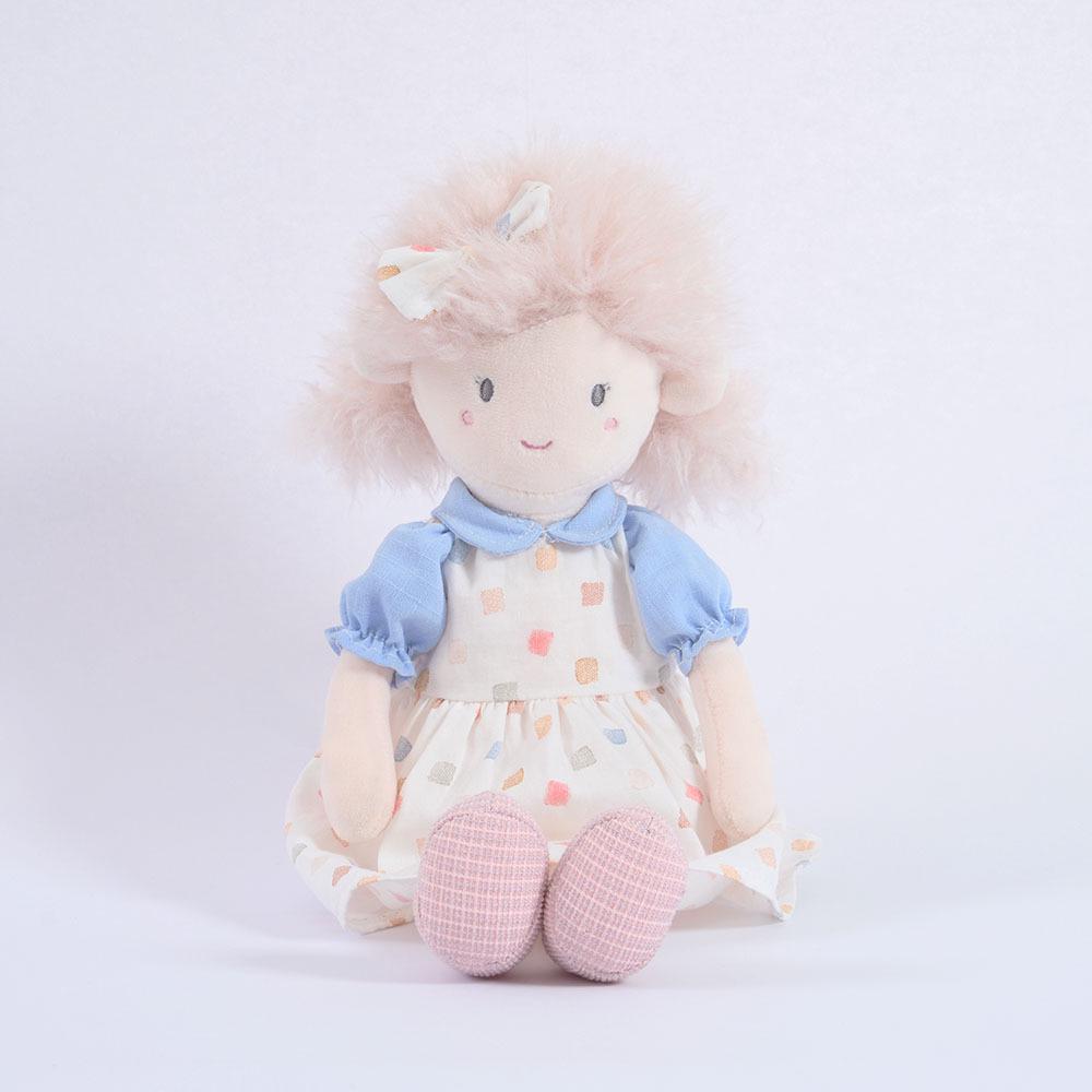 Кукла-девочка с юбочкой BobyBobo - Плюшевая игрушка "Девичье сердце" Подарок на день рождения