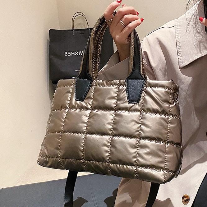 2025 Cotton Argyle Handbag – Large Capacity, Versatile Shoulder & Crossbody Women's Bag