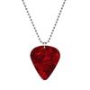 Men Necklace Decorative All-match Unisex High-Cold Guitar Pick Pendant Necklace for Daily Wear
