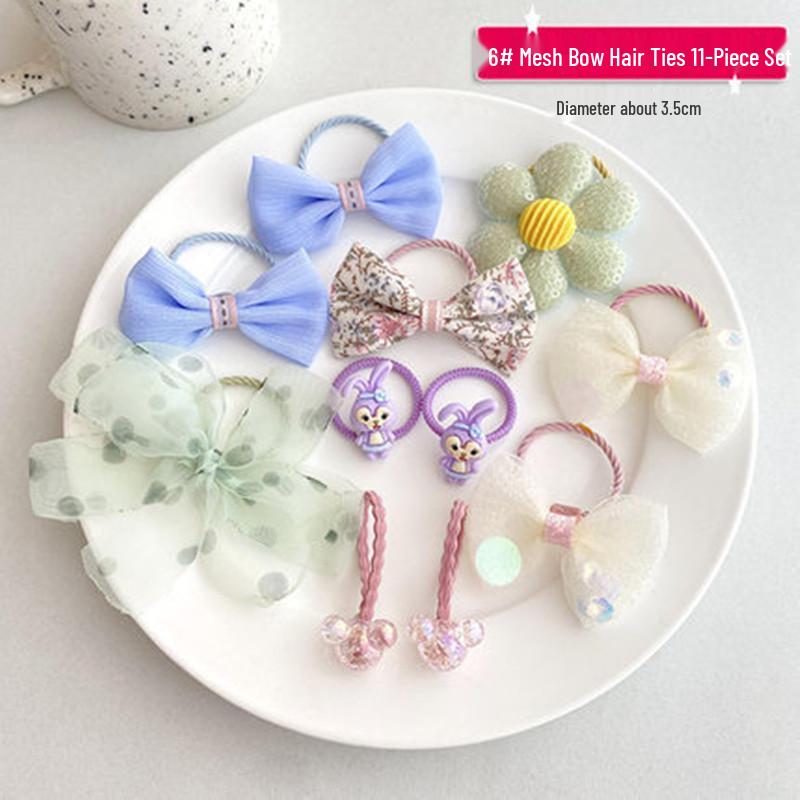 High-Value Hair-Friendly Floral Hair Ties for Girls - Cute and Child-Friendly Hair Accessories