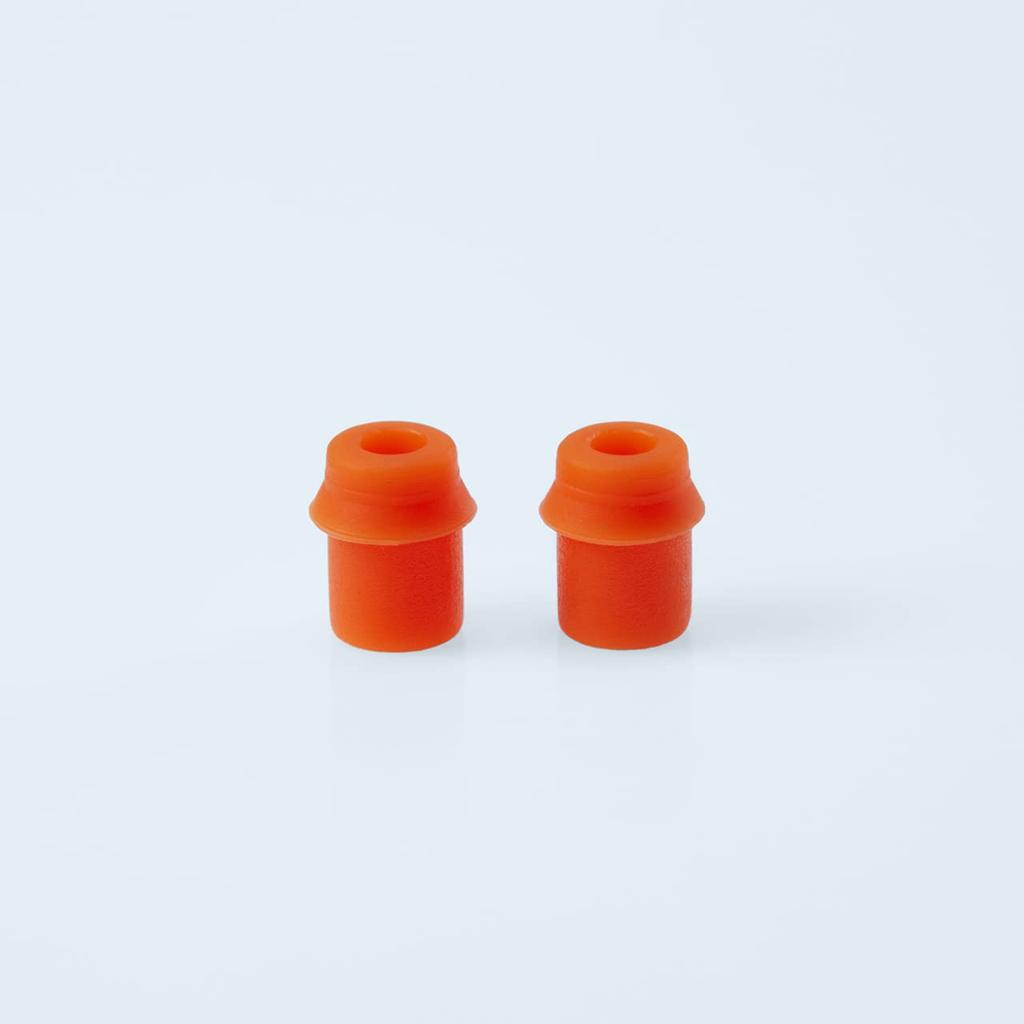 Radius HP-DME10 Deep Mount Eartips All Sizes Clear Superior Fit Enhanced Bass High Sound Isolation Case Silicone Adapter