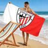 Athletic Club Print Beach Towel, Large Soft Quick Dry Towel for Beach Camping Swimming