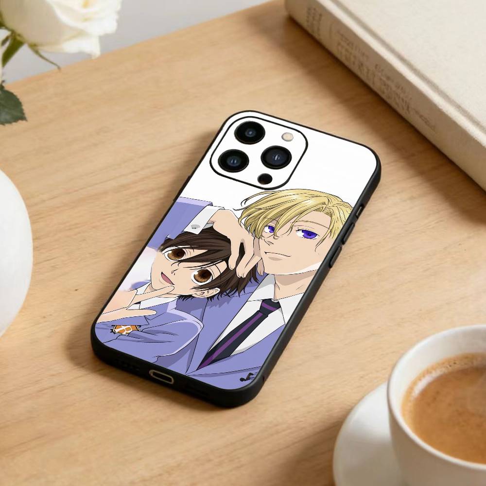Клуб веселых и нарядных Чехол для телефона iPhone17,16,15,14,13,12 Plus,Max Мягкий силиконовый Черный чехол
