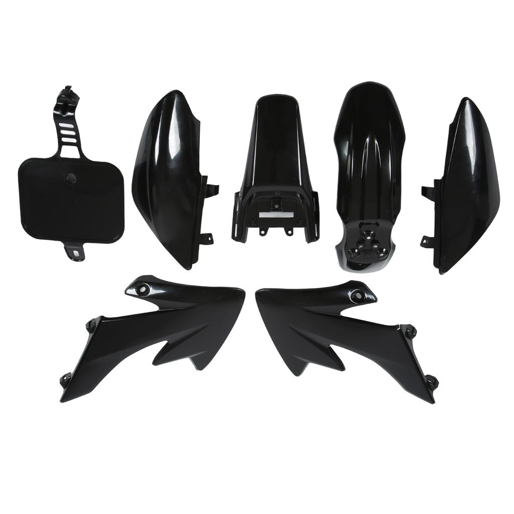 7pcs Black Plastic Fairing Kit Body Work Fairing Set Motorcycle Accessories Replacement for XR50