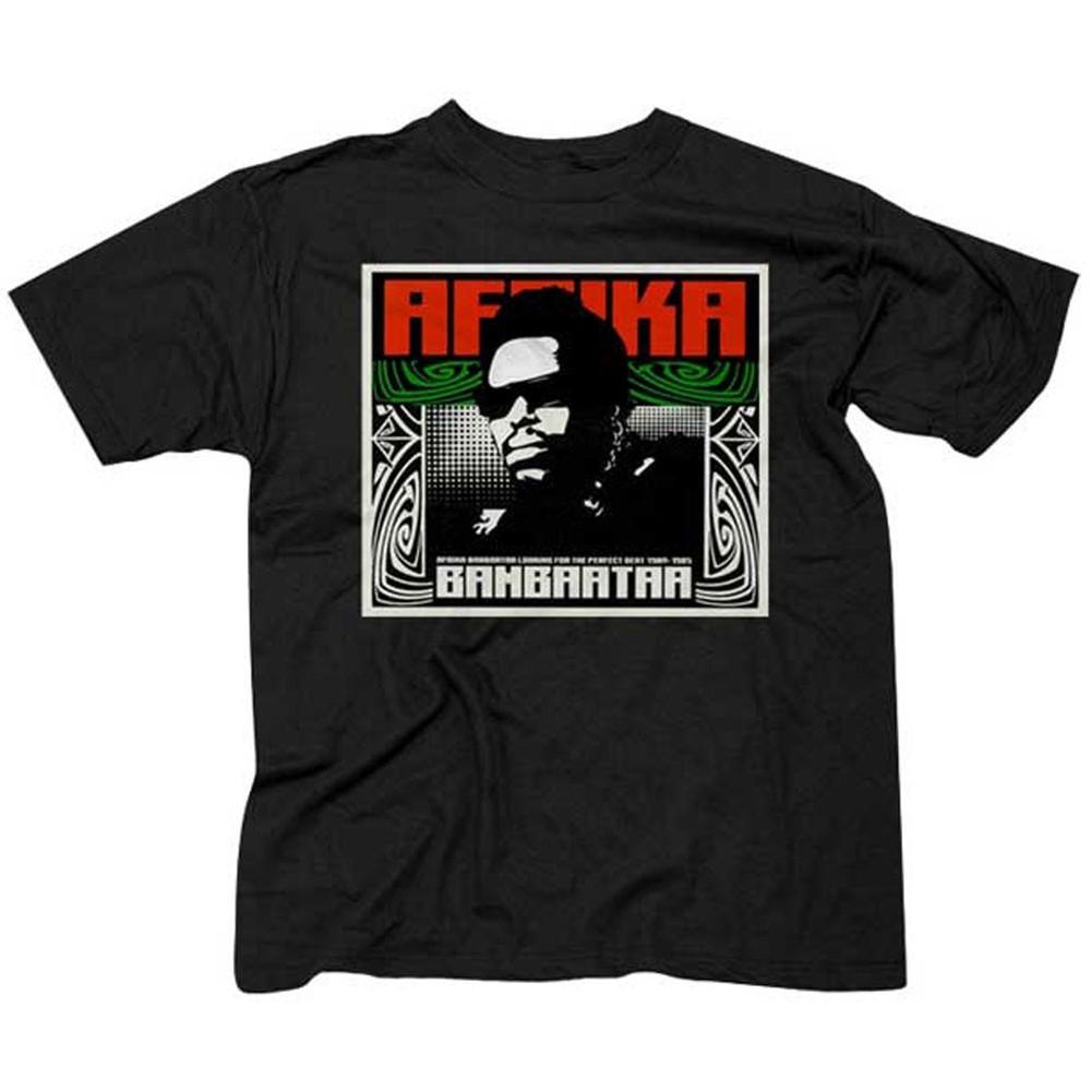 Men's Afrika Bambaataa Perfect Beat Mens Tee T-shirt Black