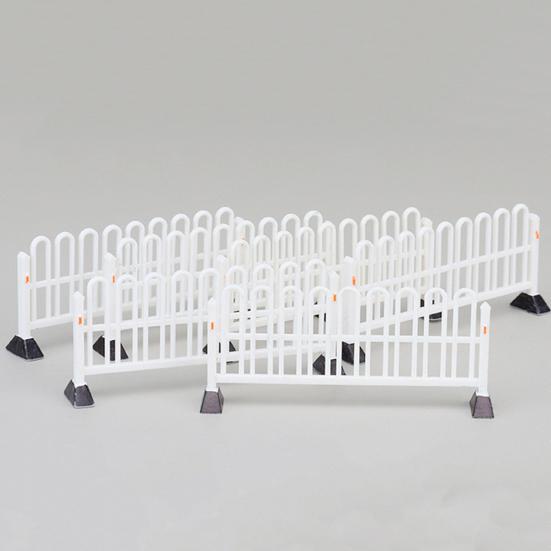Mini Roadblock Set Miniature Highway Scene Accessories Miniature Barricades for Miniature House Decoration Role Play Education