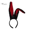 White Bunny Ears Headband Long Plush Rabbit Ear Hair Hoop Halloween Cosplay Costume Accessory Party Wear