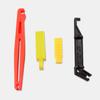 4x Fuse Puller Tool for Rv, Truck, Vehicle Yellow Clips Mini and Standard Fuse Auto Fuse Extraction Tweezer Tools Fuse