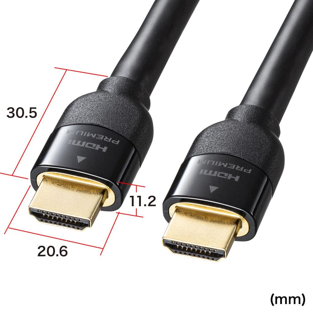SANWA SUPPLY Premium HDMI Cable (Black, 7m) KM-HD20-P70K