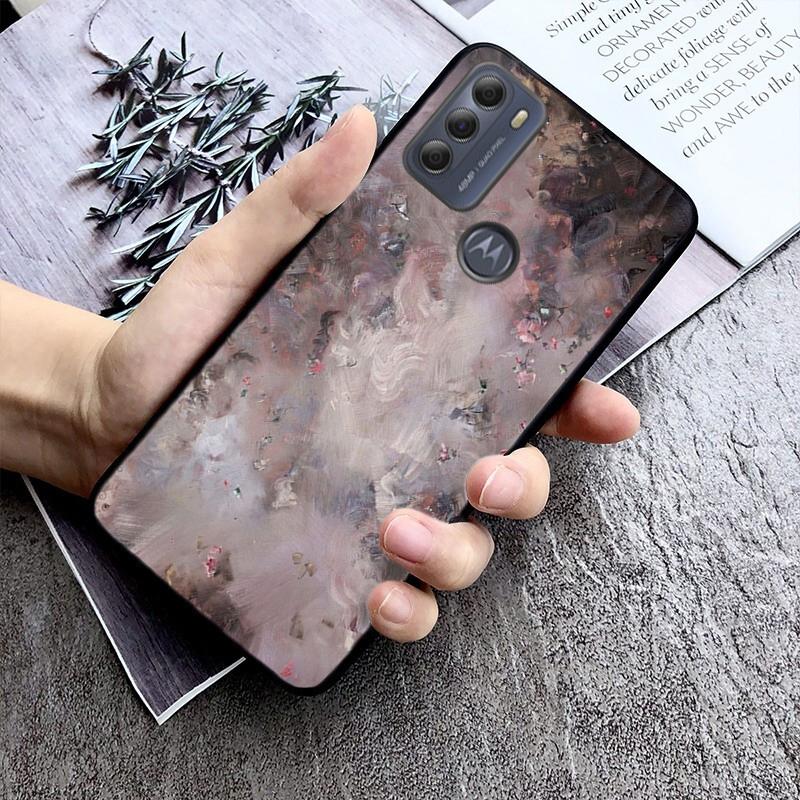 Эстетический чехол для телефона в стиле Ренессанс арт для Moto G84 G22 G32 G42 G52 G62 G53 G72 G60 G60S G100 G10 G20 G30 G13 G50 G 5G G Pure