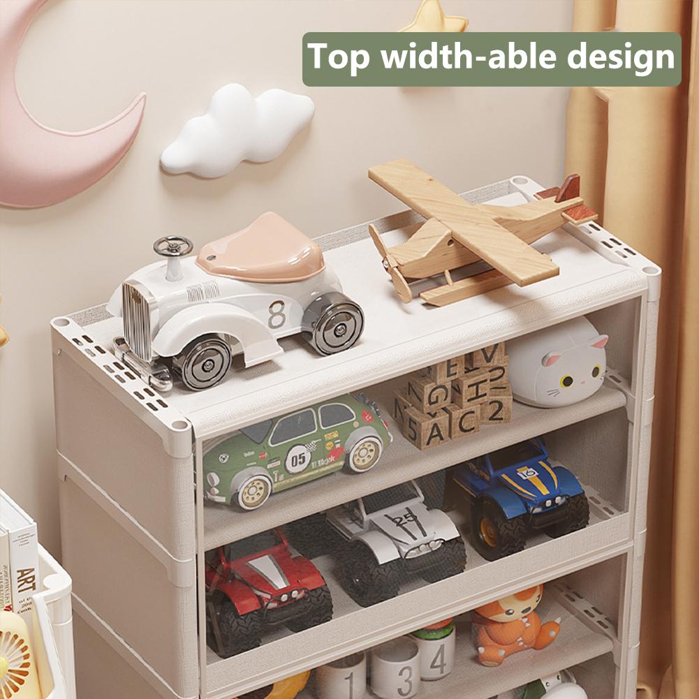 7 Tiers Storage Containers Bin with Clear Flip Door Shoe Storage Shelf Cabinet  Storage Cabinet for Bags  Books Clothes
