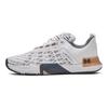 Under Armour TriBase Reign 5 Нескользящие Износостойкие Низкие Тренировочные Кроссовки Мужские Белые Кроссовки 3026021-105