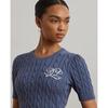 Свитер с коротким рукавом из хлопка с косами Lauren Ralph Lauren Wmlrswesn820168400