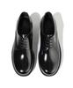 Firenze Atelier [Vibram] Объемный Круглый Носок Скрытый Шов 4см Резиновая Подошва Дерби 1023 [Черная Коробка]