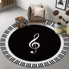 Cute Animal Print Pattern Round Floor Mat Home Bedroom Living Room Decorative Floor Mat Doormat
