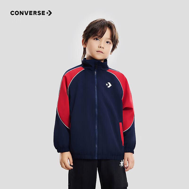 Converse Детская весенняя куртка в стиле колор-блок