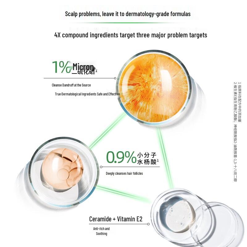 Vichy Dercos Anti-Dandruff & Oil Control Shampoo with 1% Selenium Disulfide