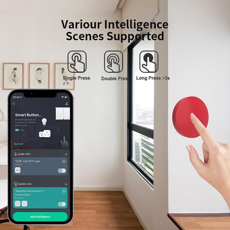 Умные беспроводные кнопочные выключатели Tuya Zigbee Smart Life Интеллектуальное управление сценами Поддержка голосового управления Google Home Alexa