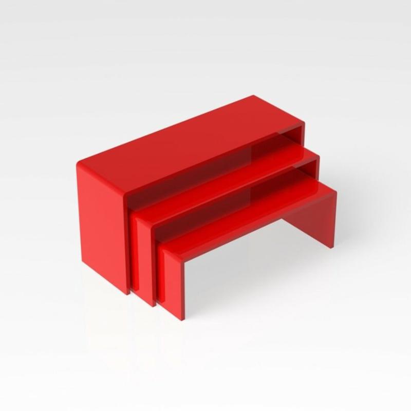 3шт акриловые прилавки для окон, шляпы, обувь, очки, витрина, стойка для шкафа, полка