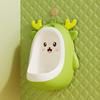Boys Potty Training Urinal Cartoon Animal Shape Wall-Mounted Pee Trainer with Rotating Windmill Target Children Urinal