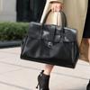 Spring New High Sense PU Women's Top-handle Bags Large Capacity Commuter Business Travel Ladies Tote Bag Fashion Luxury Soft Leather Female Flap Bag