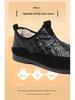 Зимние снегостойкие ботинки Slip-On 2024 года: Водонепроницаемая, теплая, повседневная обувь из хлопка в корейском стиле