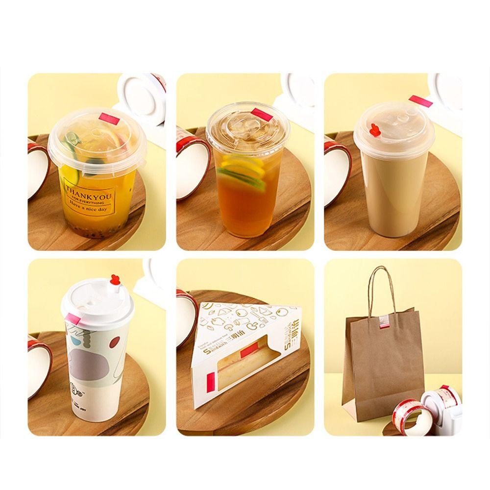 Self-Adhesive Sticky Labels DIY Sealing Index Tabs Roll Tearable Index Sticker  Decoration