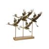 Decorative Figure - DKD Home Decor - Bird - Gold Metal - 64x9x51 Cm - Elegant Design