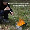 Outdoor Cooking Blow Fire Tube, Portable Camping Fire Pipe, Survival Tools, Retractable Blowpipe, Fire Starter