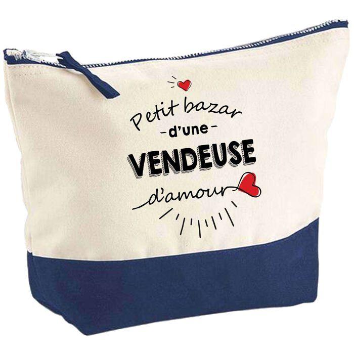 Trousse de maquillage - PLANETEE - Bazar d'une Vendeuse d'Amour - Grand format - Coton - Impression HD