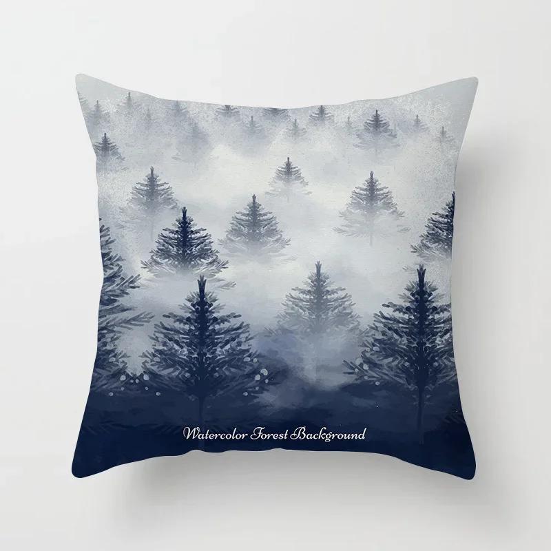 Summer Beach Pillowcase Palm Tree Leaves Plant Pillow Case Sofa Home Decoration Car Waist Throw Cushion Cover Custom Polyester