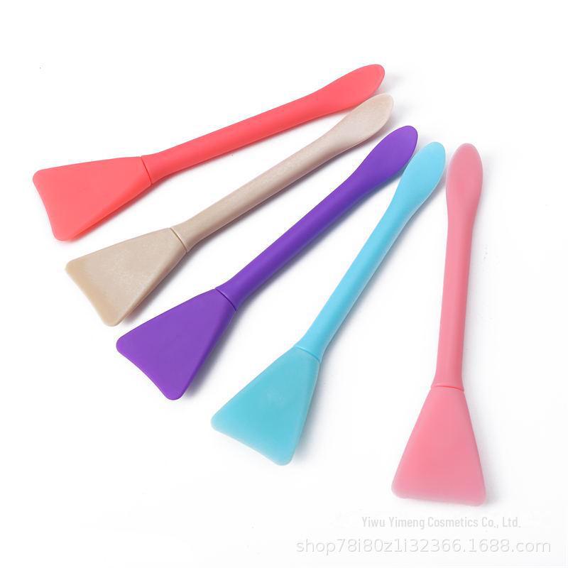 Двойная силиконовая щетка для масок с лопаткой для масок