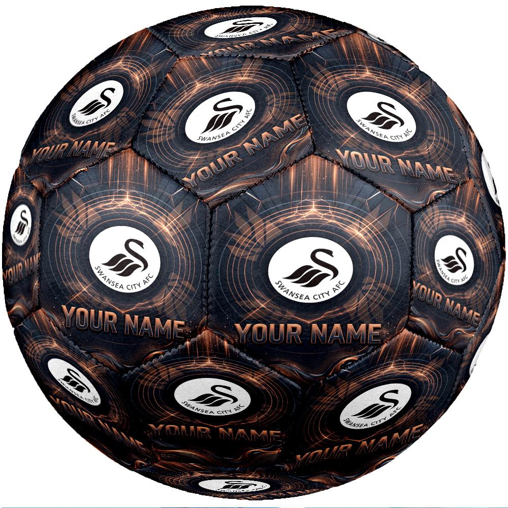 Swansea City FC Fashion Size 5 Football Wearproof Non‑Slip Soccer Ball For Sports Training Entertainment Use